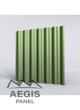 Bardage Tôle sèche ondulée H ond 46mm x L900mm 25µ