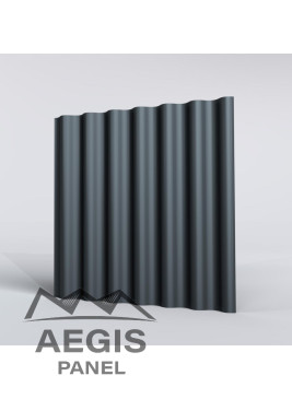 Couverture Tôle sèche nervurée perforée H nerv 46mm x L900mm 25µ