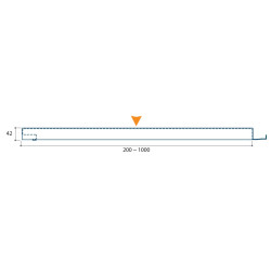 Cassette Boréas XLS Ep 42mm x 200mm - 1000mm