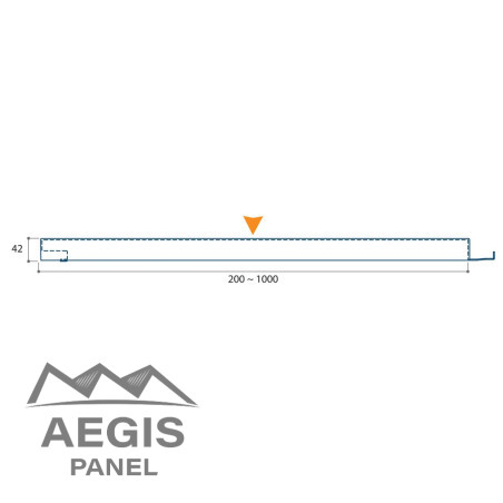 Cassette Boréas XLS Ep 42mm x 200mm - 1000mm