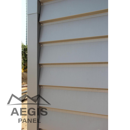 Bardage architectural Breva H 27mm x L 510mm 25µ