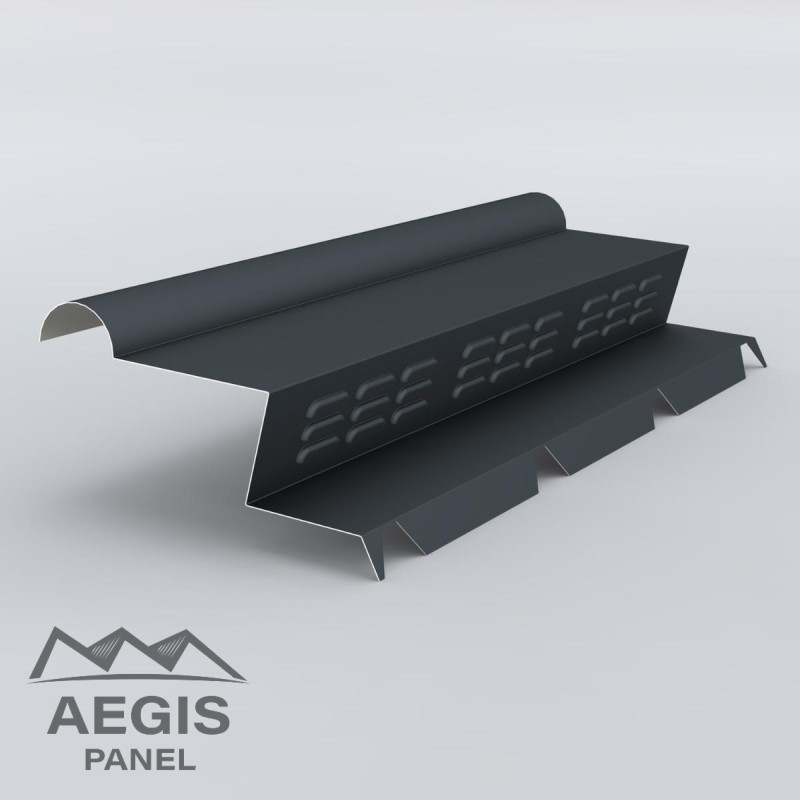 Demi-faîtière à boudin 90 ventilée crantée Essential (25 µ)