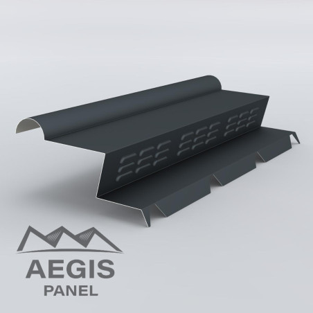 Demi-faîtière à boudin 90 ventilée crantée Essential (25 µ)