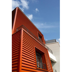 Bardage architectural Breva H 41mm x L 100mm 25µ