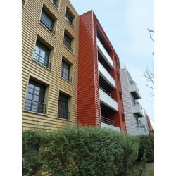 Bardage architectural Breva H 41mm x L 100mm 25µ