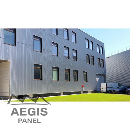 Bardage architectural Brise H 10mm x L 377 - 406 mm 25µ