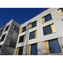 Bardage architectural Brise H 10mm x L 377 - 406 mm 25µ