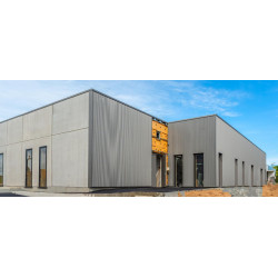 Bardage architectural Brise H 10mm x L 377 - 406 mm 25µ