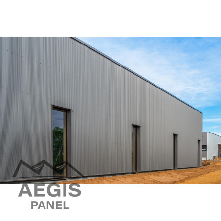 Bardage architectural Brise H 10mm x L 377 - 406 mm 25µ