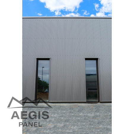 Bardage architectural Brise H 10mm x L 377 - 406 mm 25µ