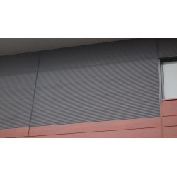 Bardage architectural Brise H 10mm x L 377 - 406 mm 25µ