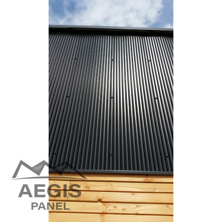 Bardage architectural Brise H 10mm x L 377 - 406 mm 25µ