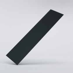 Bardage architectural Brise H 10mm x L 377 - 406 mm 25µ