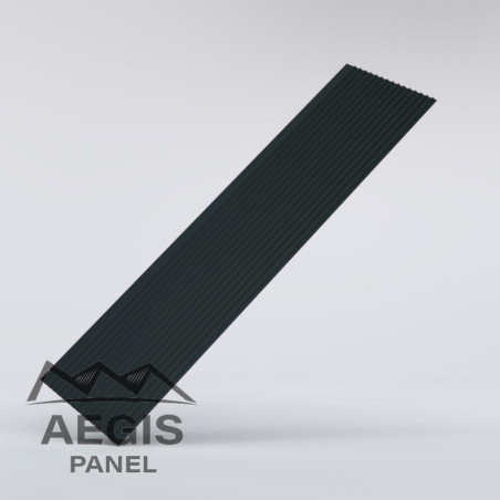 Bardage architectural Brise H 10mm x L 377 - 406 mm 25µ