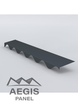 Embout de faîtière crantée Onduroof Essential 25 µ