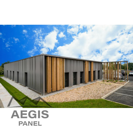 Bardage architectural Brise Vario4 H 42mm x L 750mm 25µ