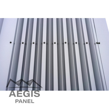 Bardage architectural Brise Vario5 H 42mm x L 750mm 25µ