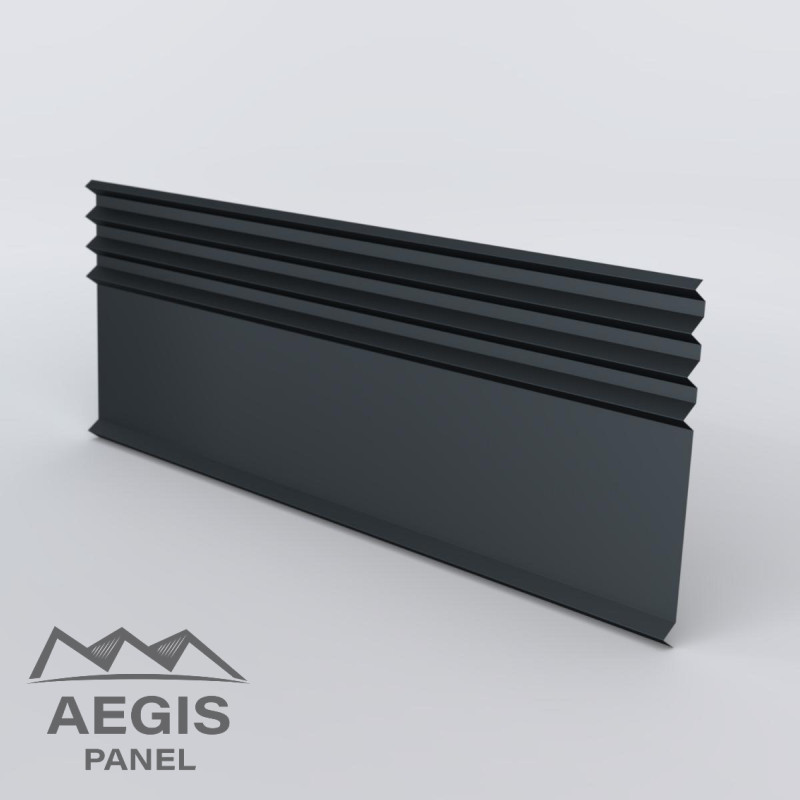 Bardage architectural Brise Vario5 H 42mm x L 750mm 25µ