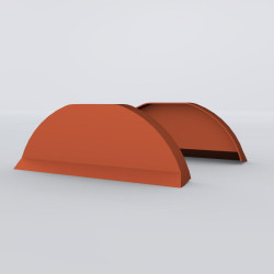 Embout de faîtière Panneau-tuile