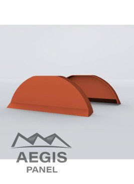 Embout de faîtière Panneau-tuile