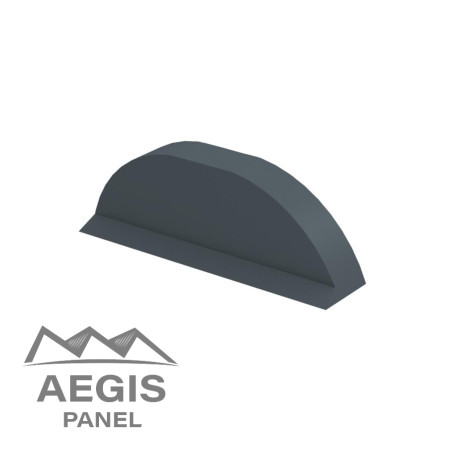 Embout de faîtière Panneau-tuile