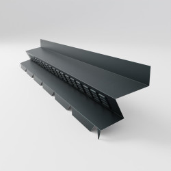 Faîtage contre mur cranté ventilé Essential 25 µ