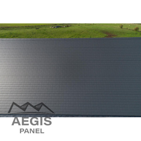 Bardage Panneau Sandwich Ardoise L1000mm 40µ