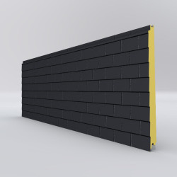 Bardage Panneau Sandwich Ardoise L1000mm 40µ