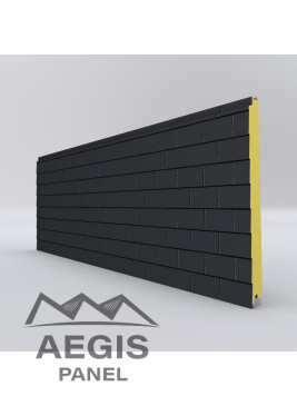 Bardage Panneau Sandwich Ardoise L1000mm 40µ