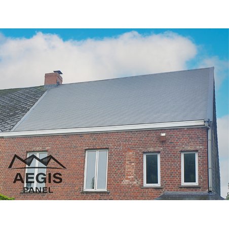 Couverture Panneau Sandwich Ardoise L1000mm 40µ