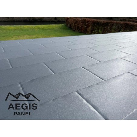 Couverture Panneau Sandwich Ardoise L1000mm 40µ