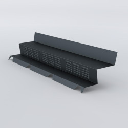 Faîtage contre mur cranté ventilé Essential 25 µ