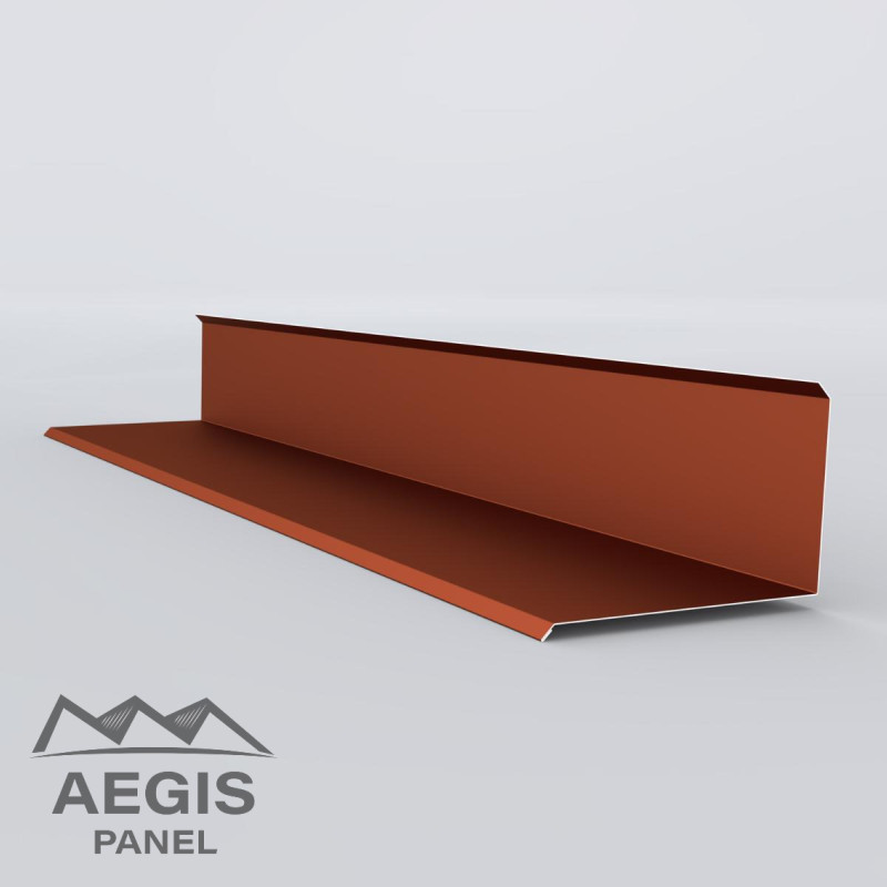 Faîtage contre mur Panneau-tuile Polyester 35 µ