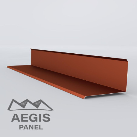 Faîtage contre mur Panneau-tuile Polyester 35 µ