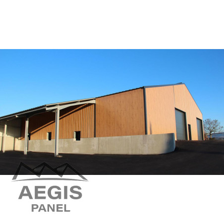 Bardage Panneau Sandwich FT Wall Linéaire x 1100mm 120 à 220 25µ