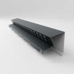 Faîtage sur mur ventilé cranté Essential 25 µ