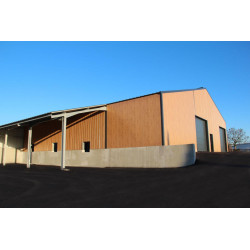 Bardage Panneau Sandwich FT Wall Micro x 1100mm 80 à 100 25µ