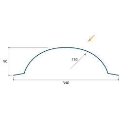 Faîtage Grandemat 40 µ