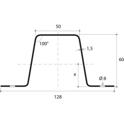 Panne Omega H 60mm x L 50mm