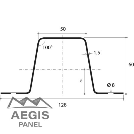 Panne Omega H 60mm x L 50mm