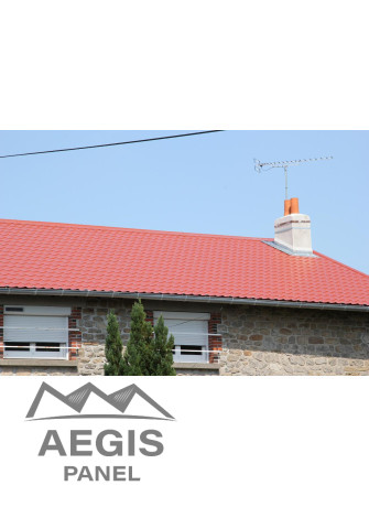 Couverture Panneau Sandwich imitation Tuile 35µ