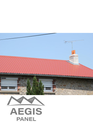 Couverture Panneau Sandwich imitation Tuile 35µ