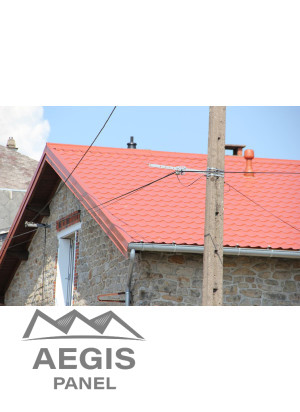 Couverture Panneau Sandwich imitation Tuile 35µ