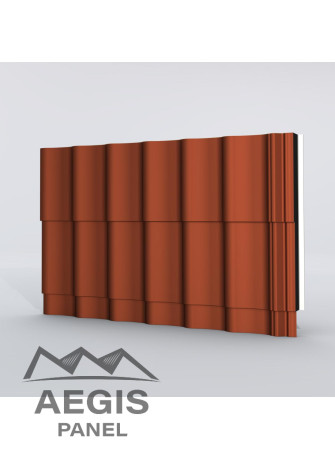 Couverture Panneau Sandwich imitation Tuile 35µ