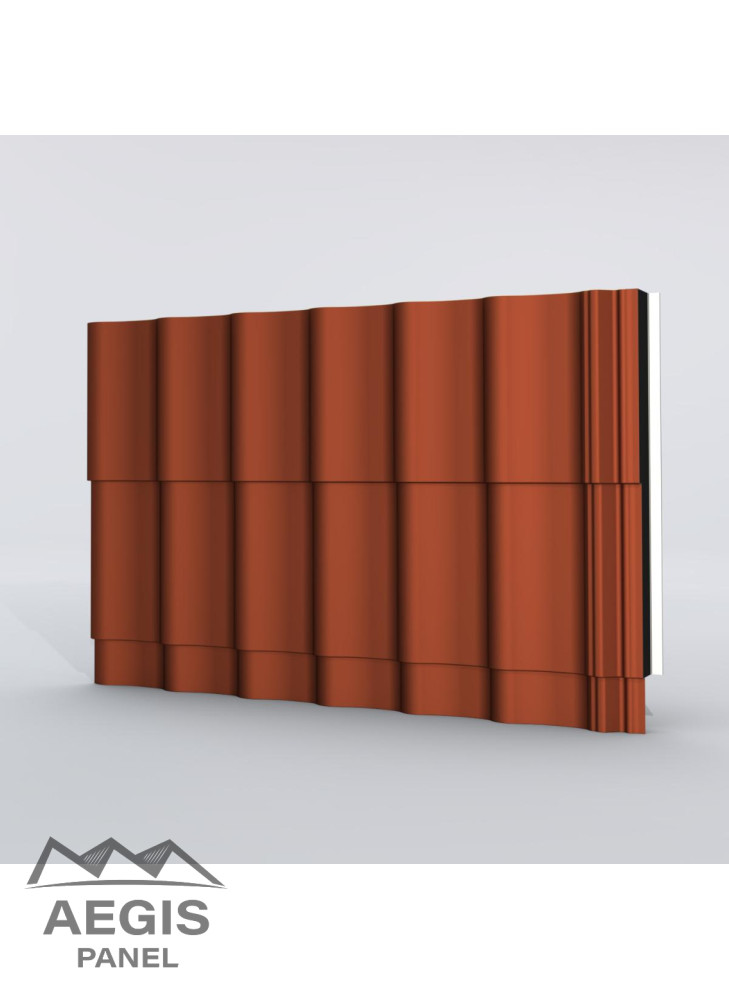 Couverture Panneau Sandwich imitation Tuile 35µ