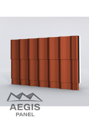 Couverture Panneau Sandwich imitation Tuile 35µ