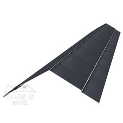 Faitière double pente ardoise