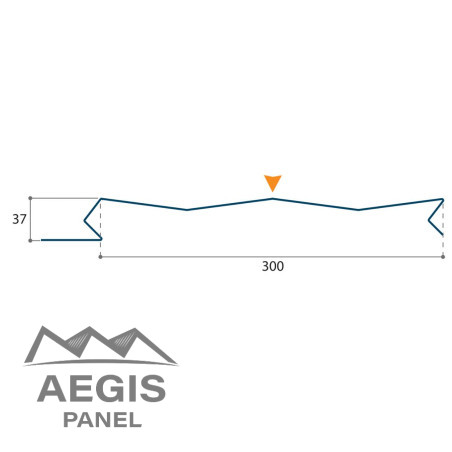 Bardage Ponant W H 37mm x L 300mm