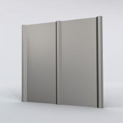 Bardage H nerv 10mm x L1100mm 25µ