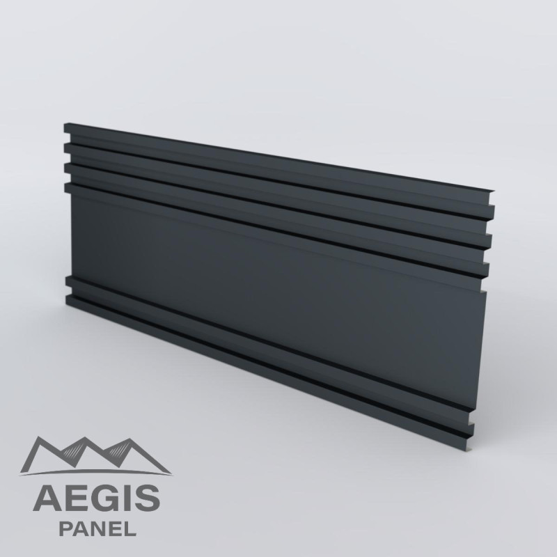 Bardage architectural Sonora36 Vario4 H nerv 36mm x L 760mm 25µ